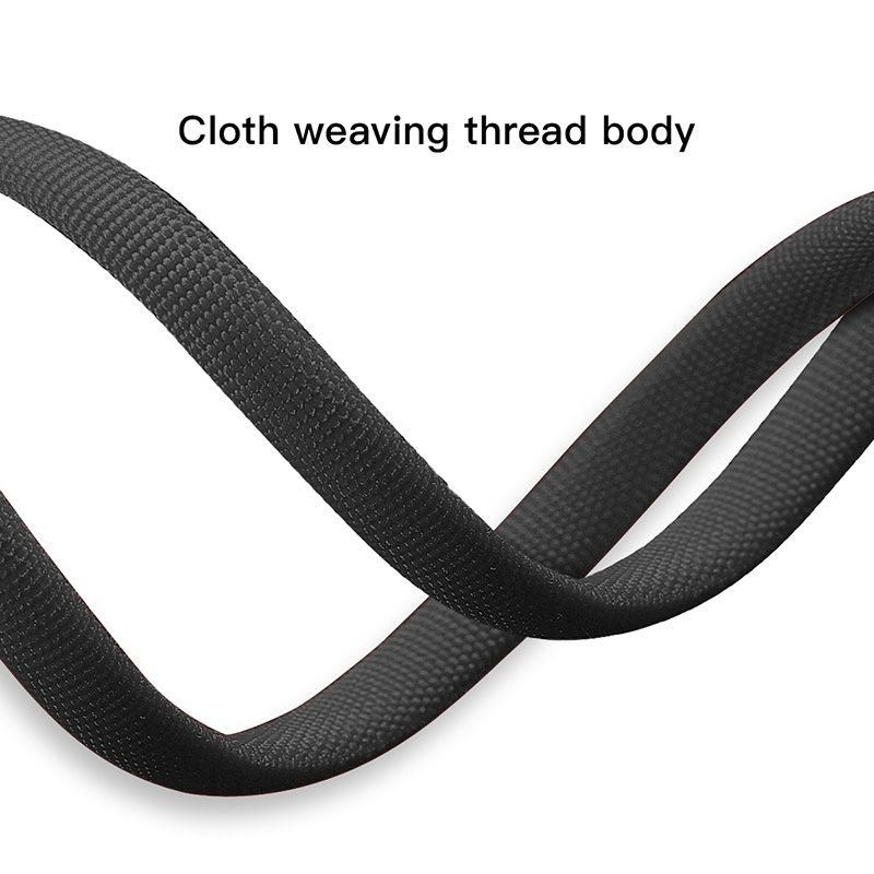 Кабель Baseus Zinc Fabric Cloth Weaving USB - Lightning, 2A, цвет- чёрный, длина- 1м